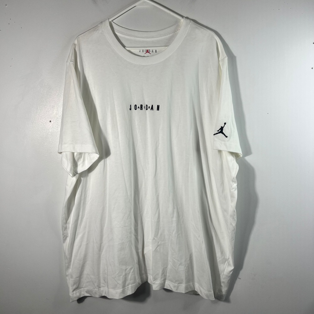 Mens Nike Jordan Air Tee Shirt Short Sleeve White 3XL NWT